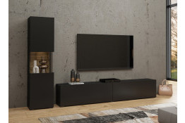 Секция AVA 24WNLM09 Czarny/Dąb Wotan